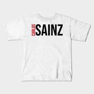 Carlos Sainz Driver Name - 2022 Season Kids T-Shirt